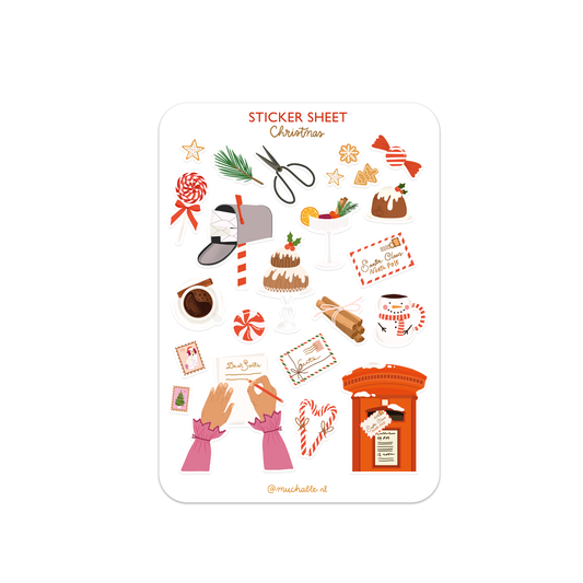 Planche de stickers - Noël