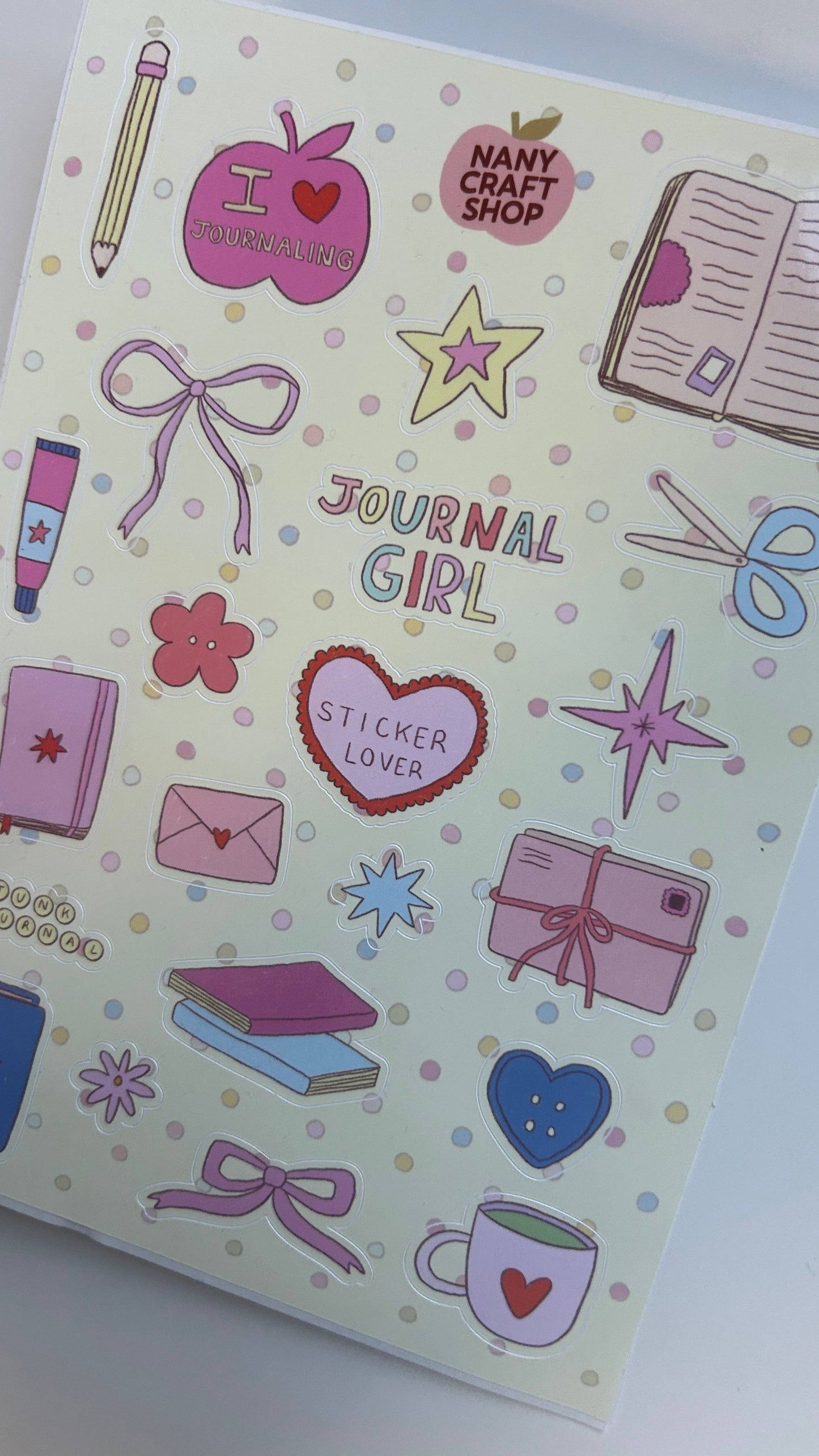 Planche de stickers - Crafty Girl  ✂️