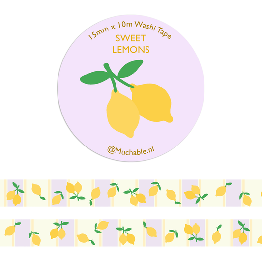 Washi Tape - Citrons