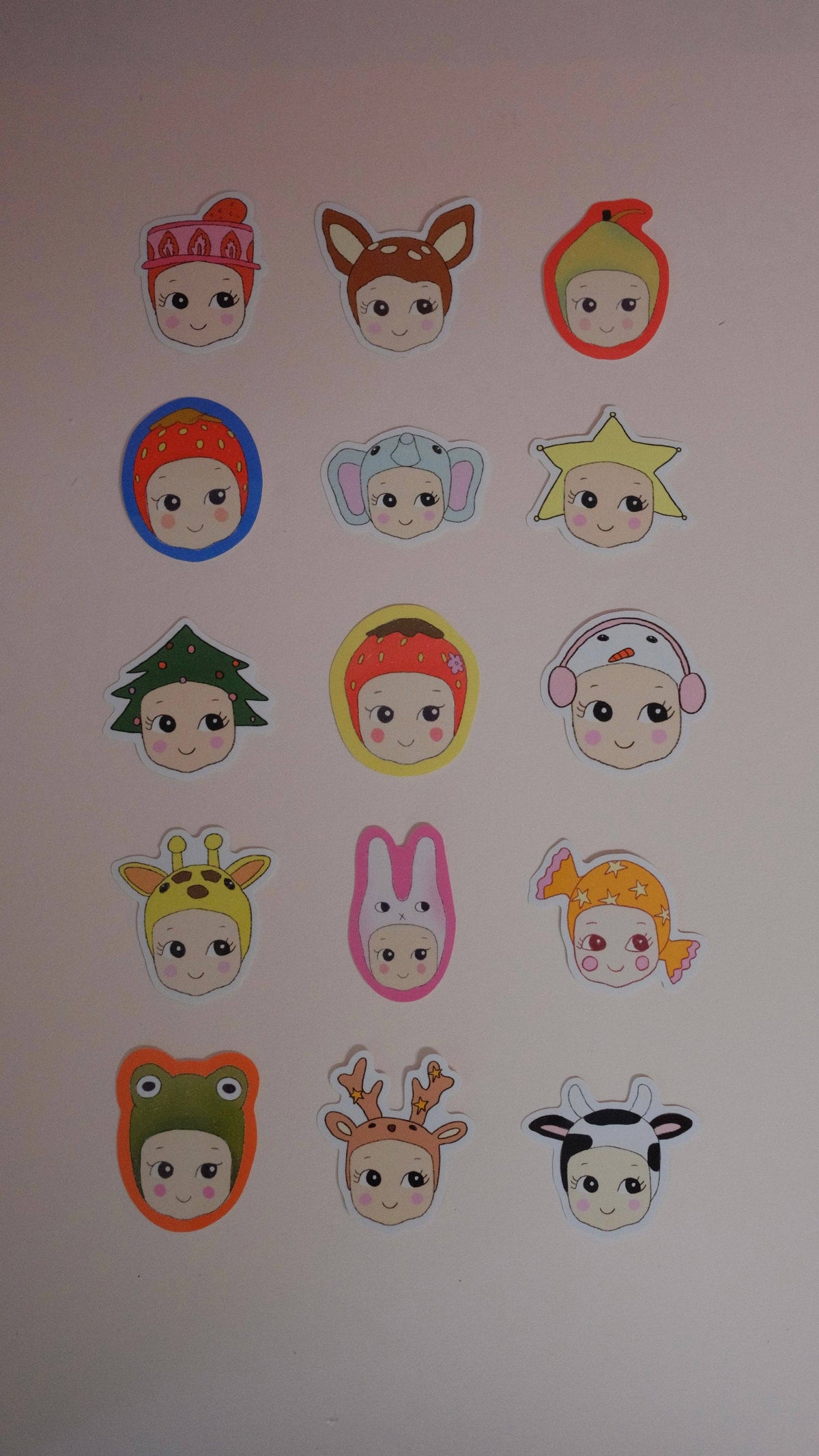 Pack 5 stickers - Baby mystères