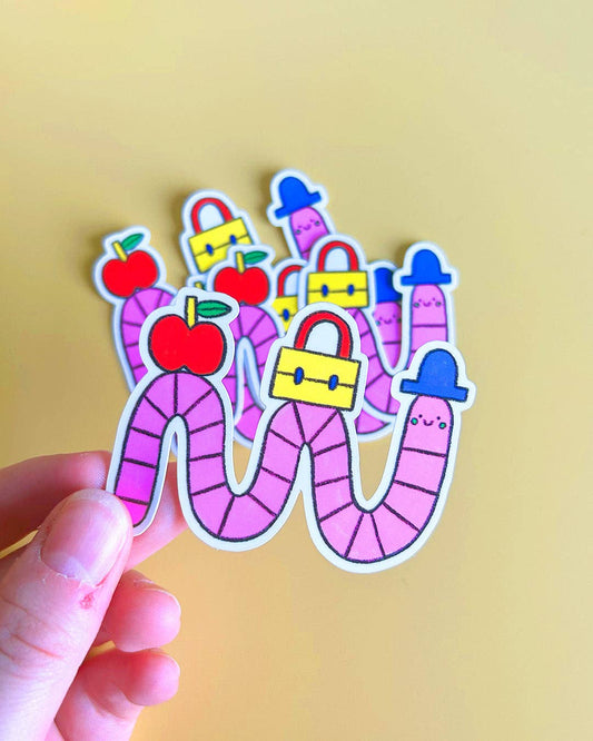 Sticker - Ver de terre