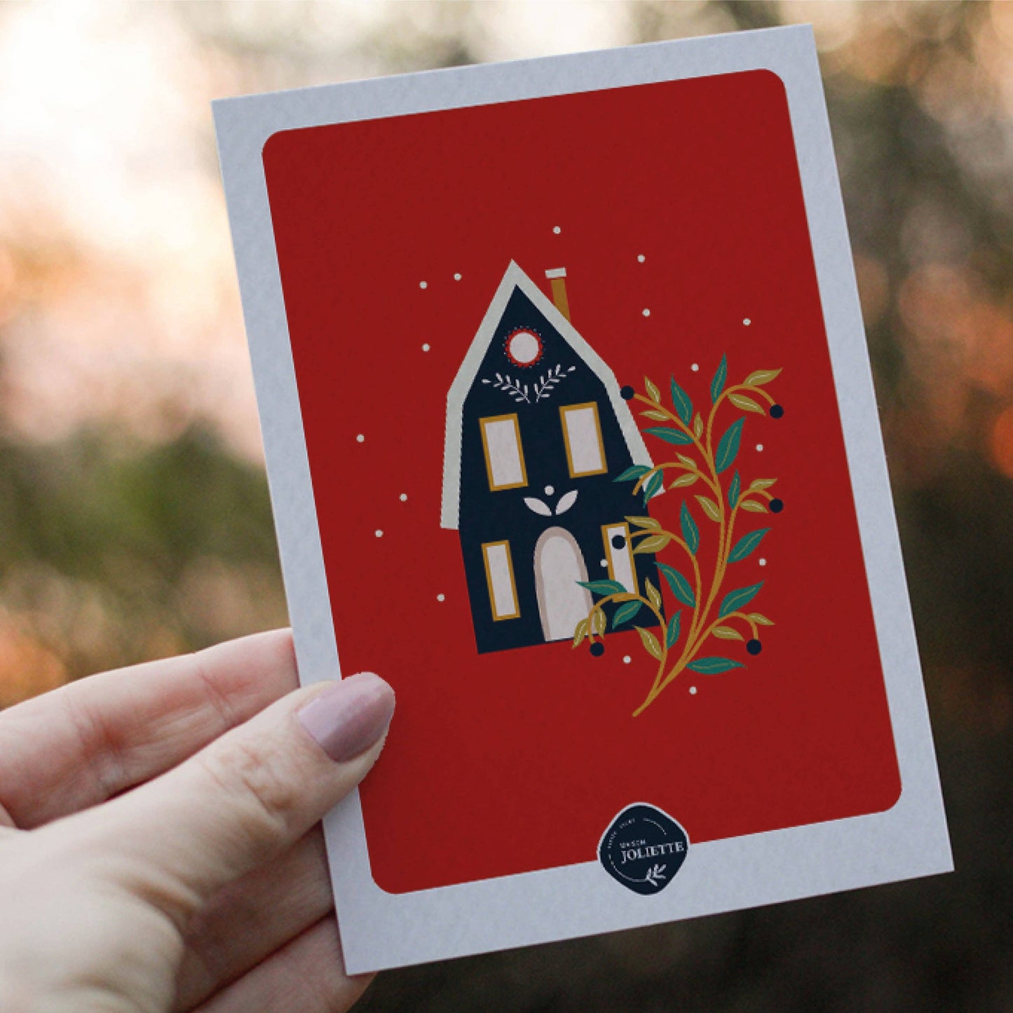 Carte postale - Maisonnette de Noël