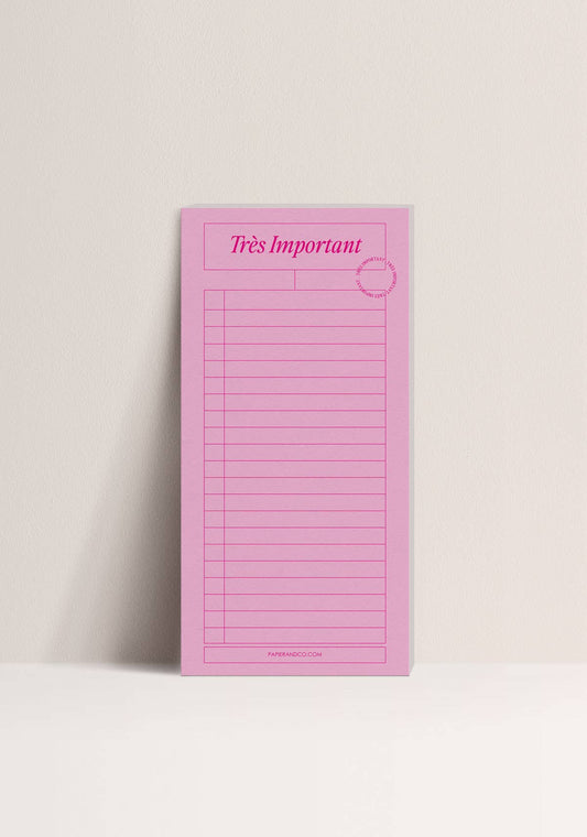 Bloc-Notes - Très Important