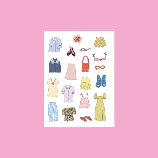 Planche de stickers - Dressing