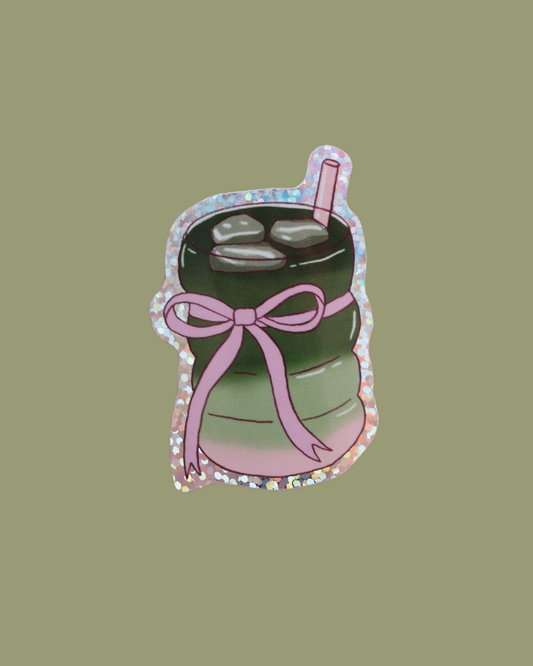 Sticker - Tasse de Matcha Noeud