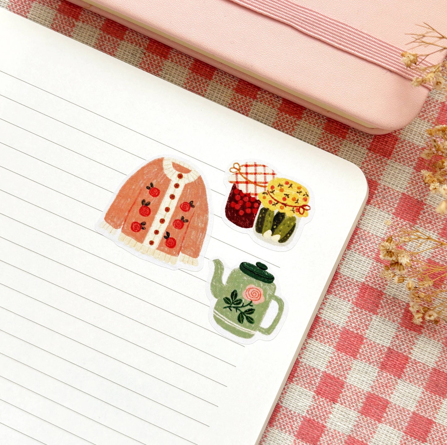 Planche de stickers - Choses de Mamie
