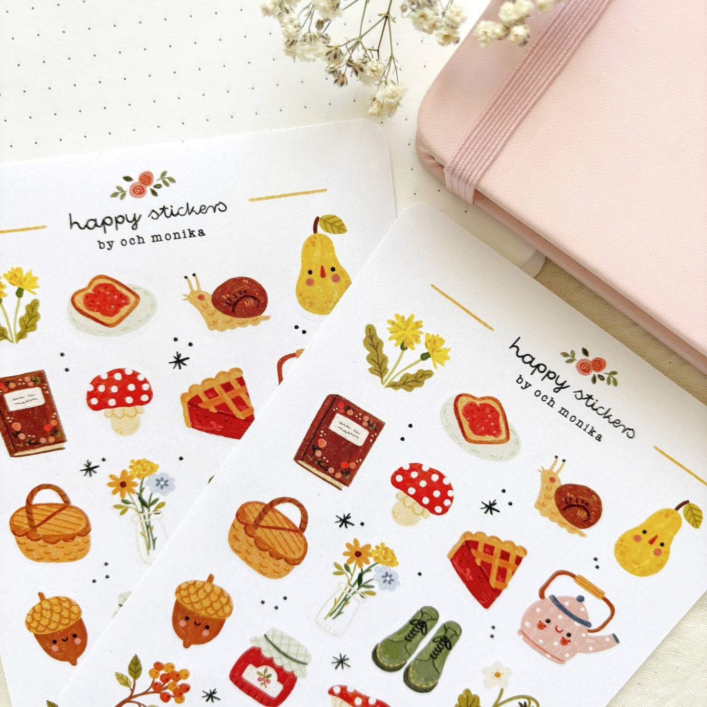 Planche de stickers - All Cozy