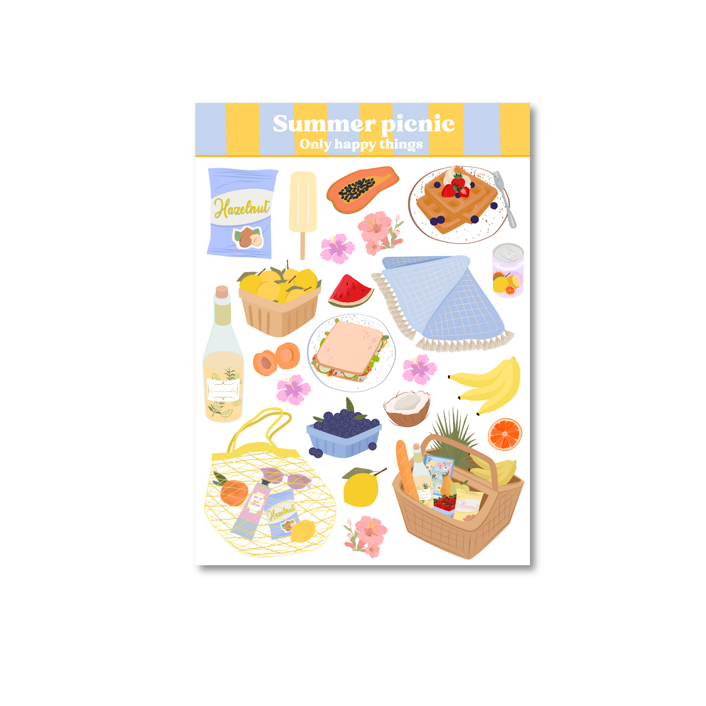 Planche de stickers - Summer Picnic