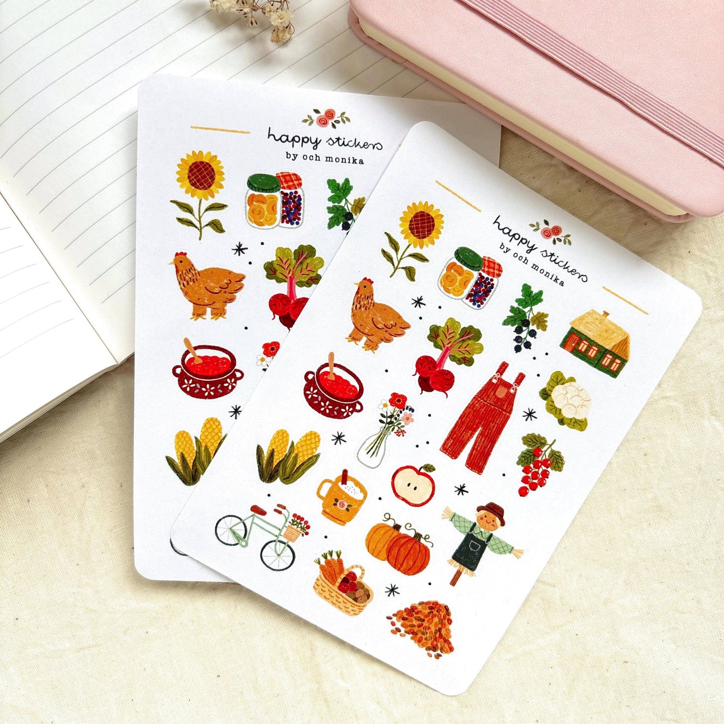 Planche de stickers - Harvest Time