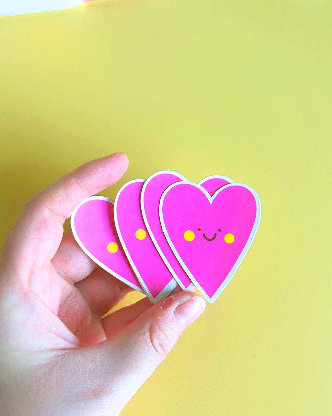 Sticker - Coeur Rose