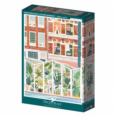 Puzzle 1000 pièces - Marché aux fleurs