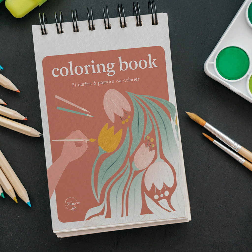 Carnet de coloriage - Floral #1