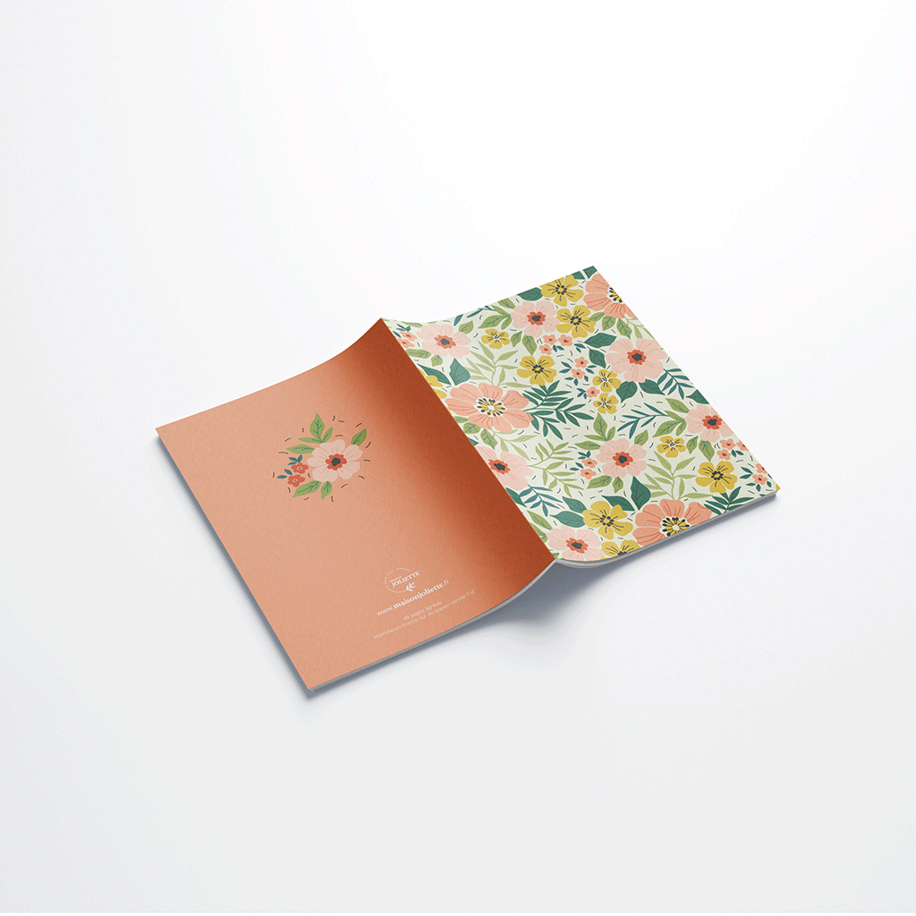 Carnet - Floraison