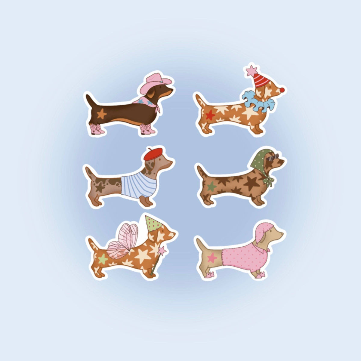 Sticker Mystère - Teckel