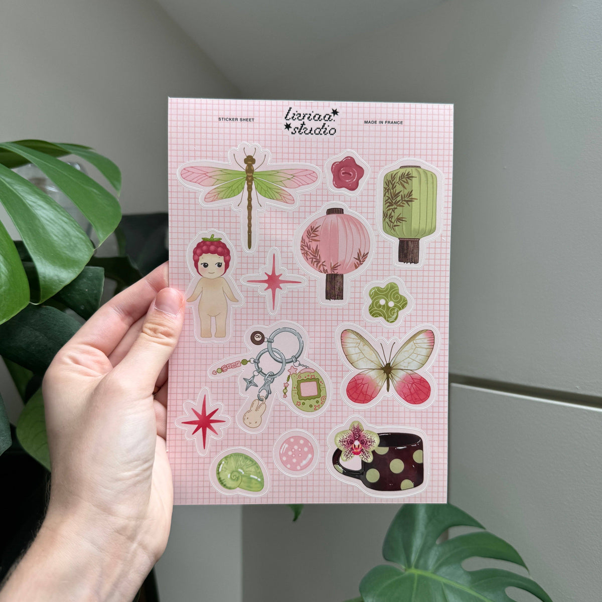 Planche de stickers - Lanterne