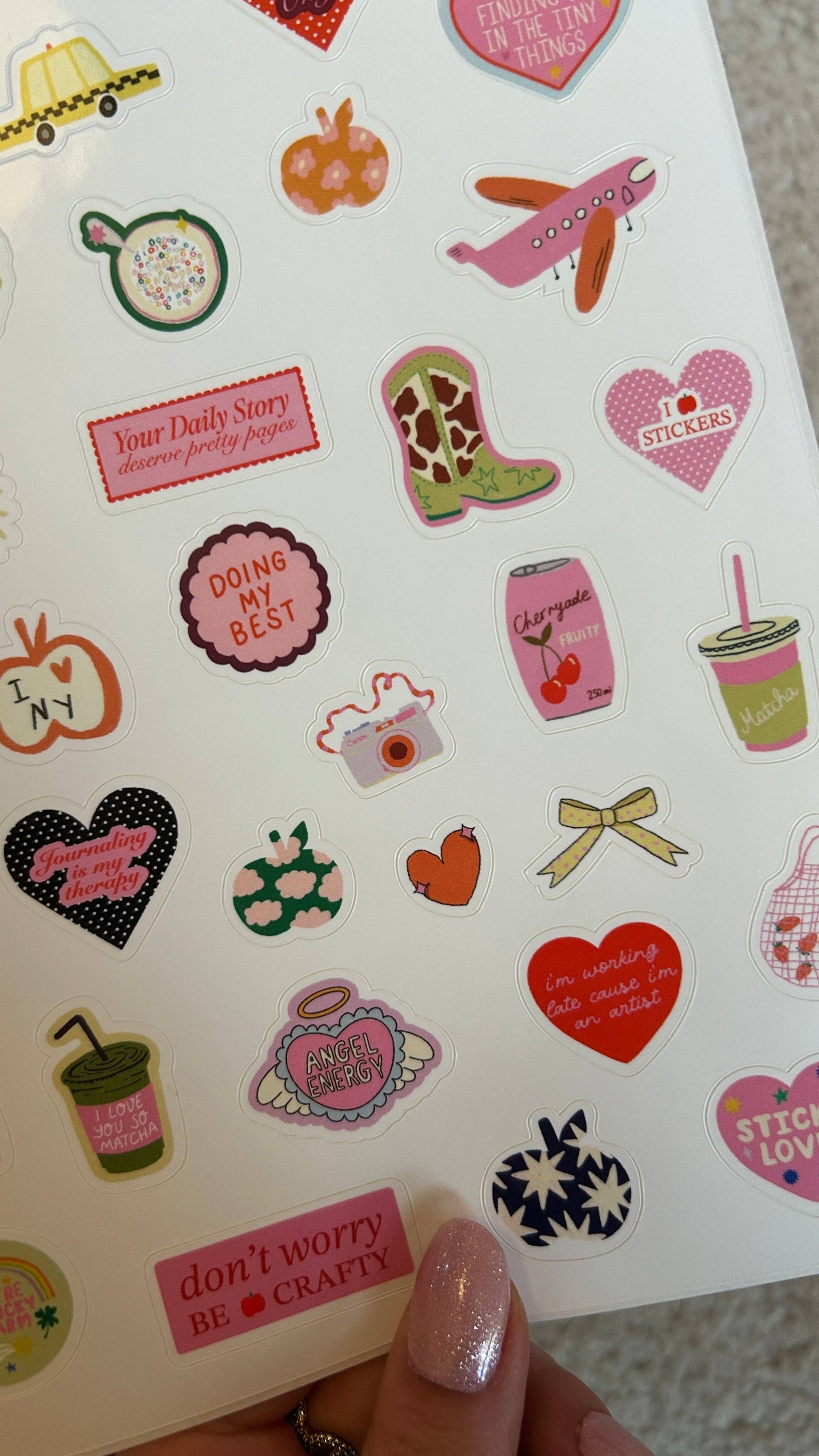 Planche de stickers - Favoris