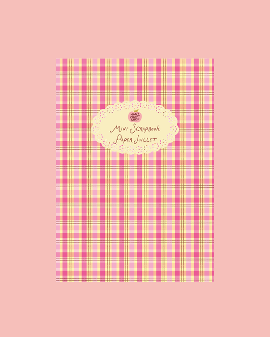 Mini Scrapbook Paper - Juillet
