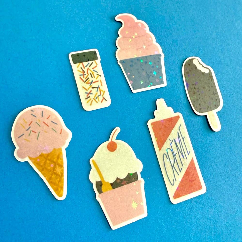 Lot de stickers - Ice Cream