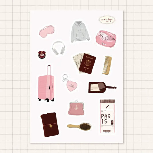 Planche de stickers - Airport Essentials