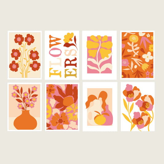 Peintures sur numéros - Palette Florale