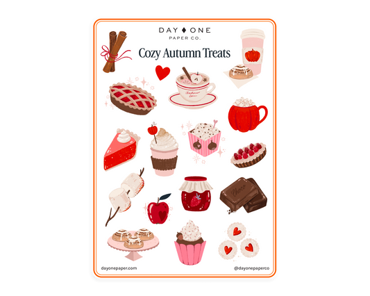 Planche de stickers - Goûter de Noël