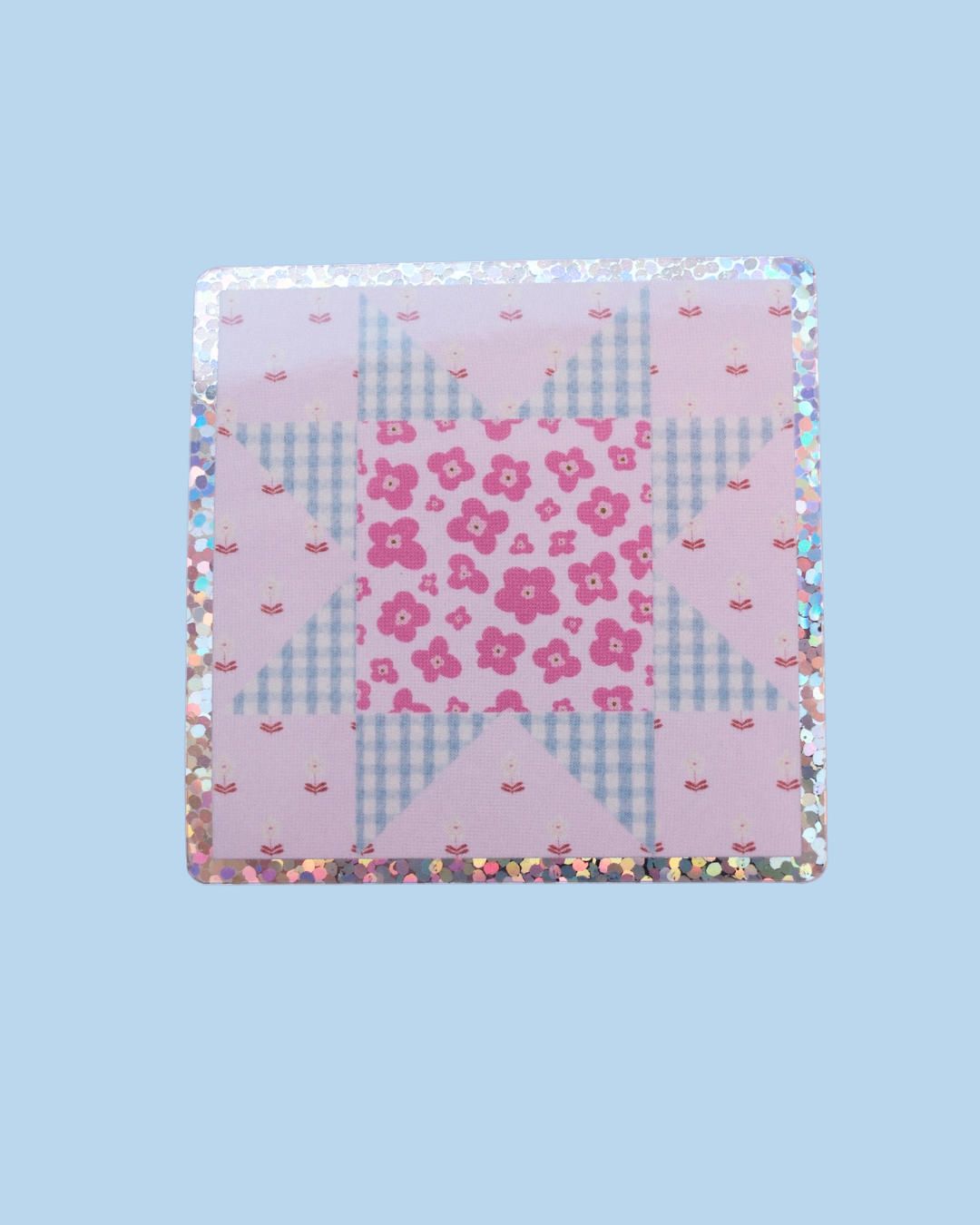 Sticker - Patchwork rose