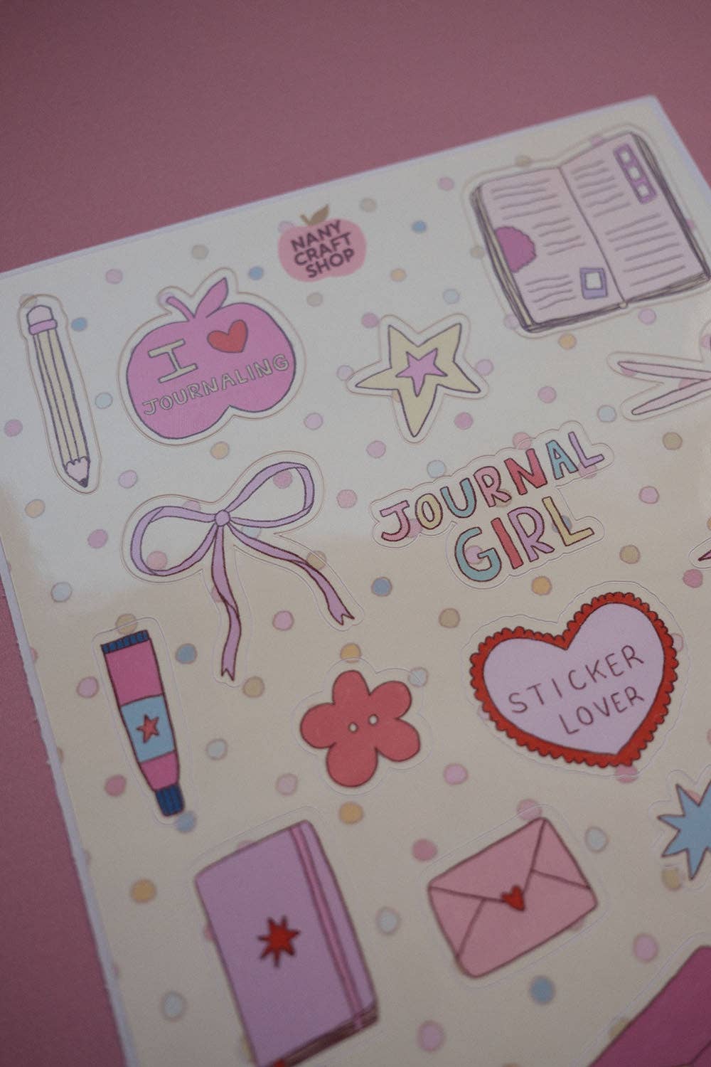 Planche de stickers - Crafty Girl