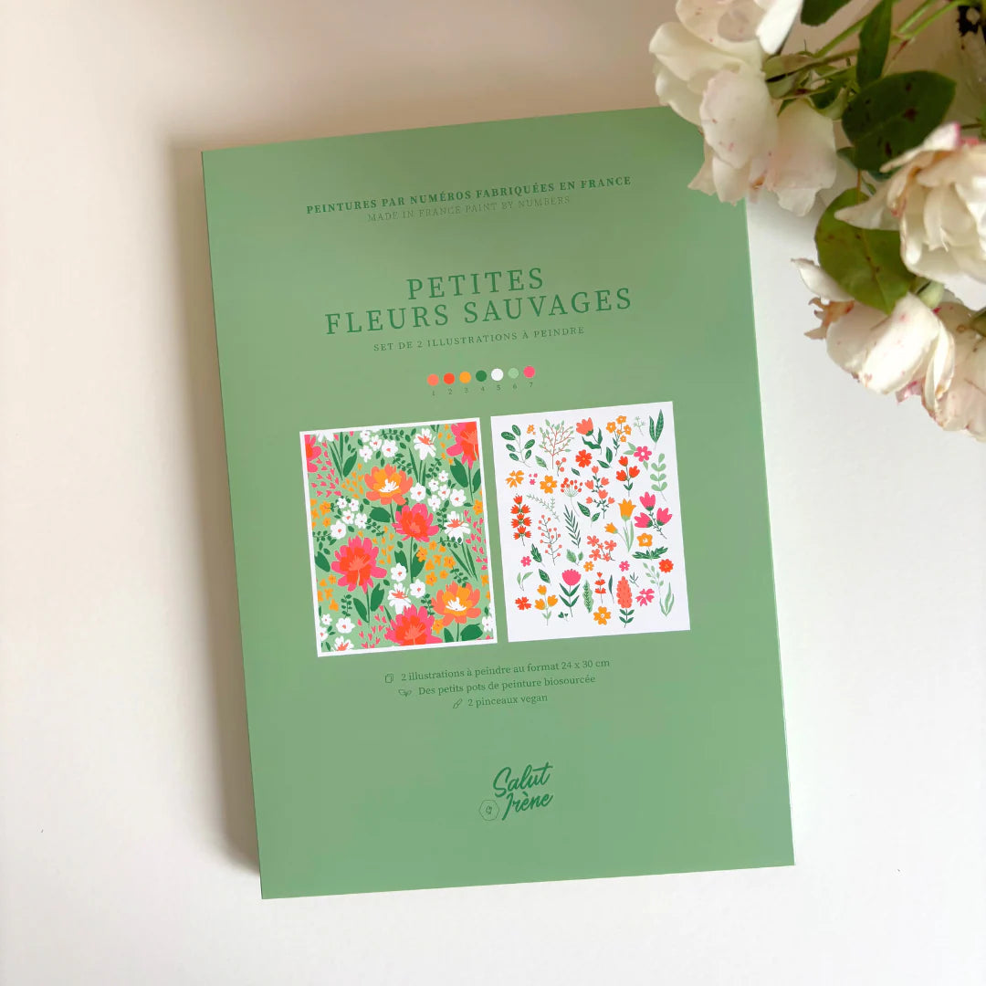Peinture sur numéros - Petites fleurs sauvages