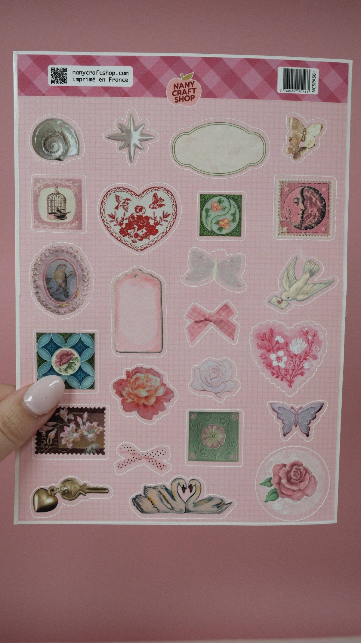 Planche de stickers - Whimsical august