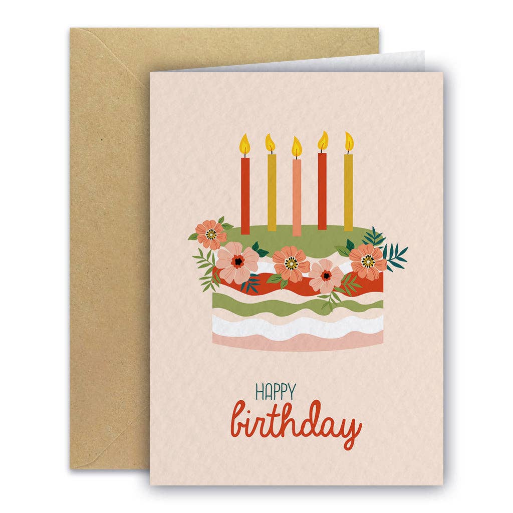 Carte de vœux - Birthday cake