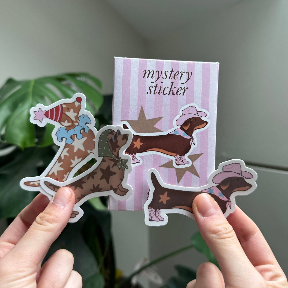 Sticker Mystère - Teckel