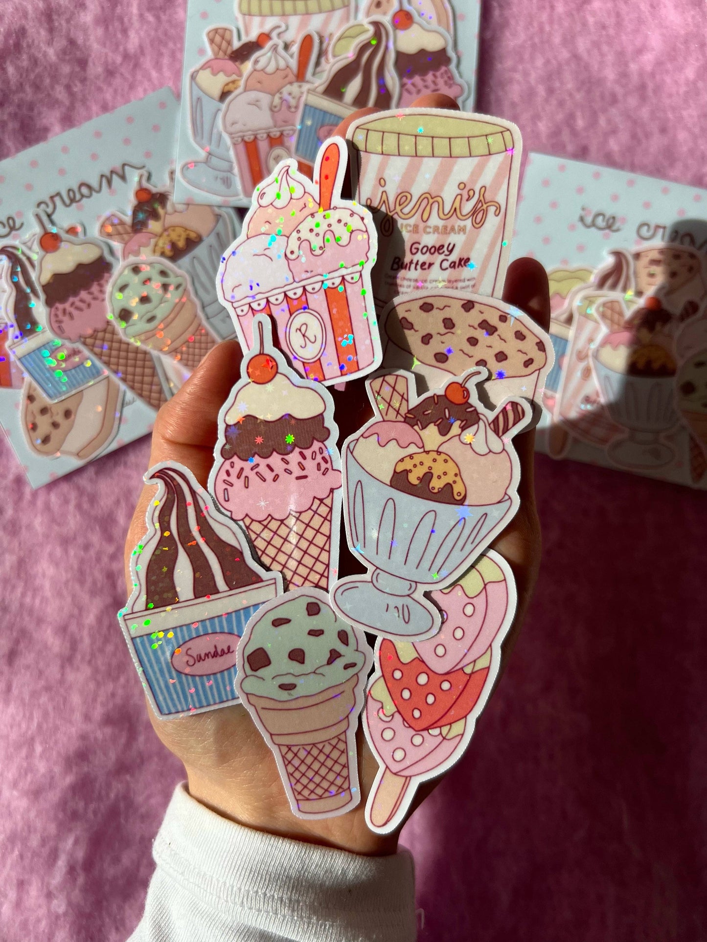 Pack de stickers - Ice cream