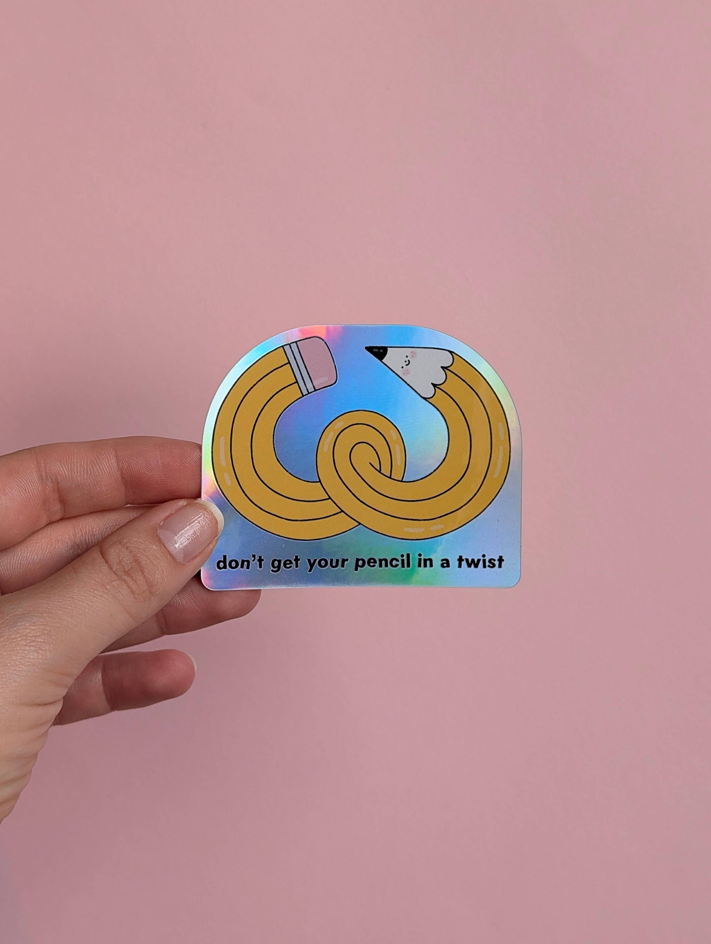 Sticker - Ne t'emmêle pas les crayons