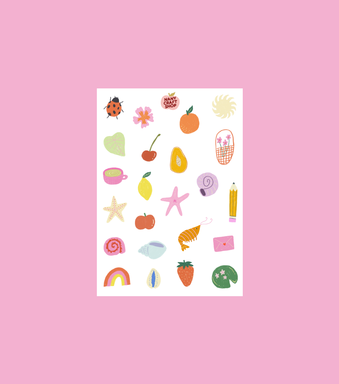 Planche de stickers - Summer