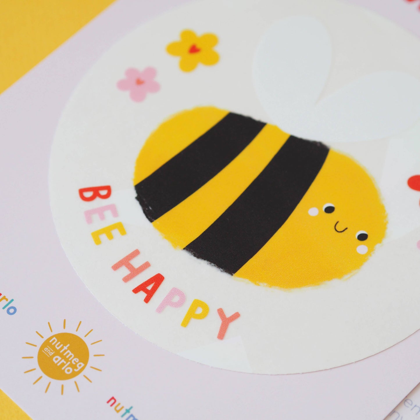 Sticker Sun catcher - Bee Happy