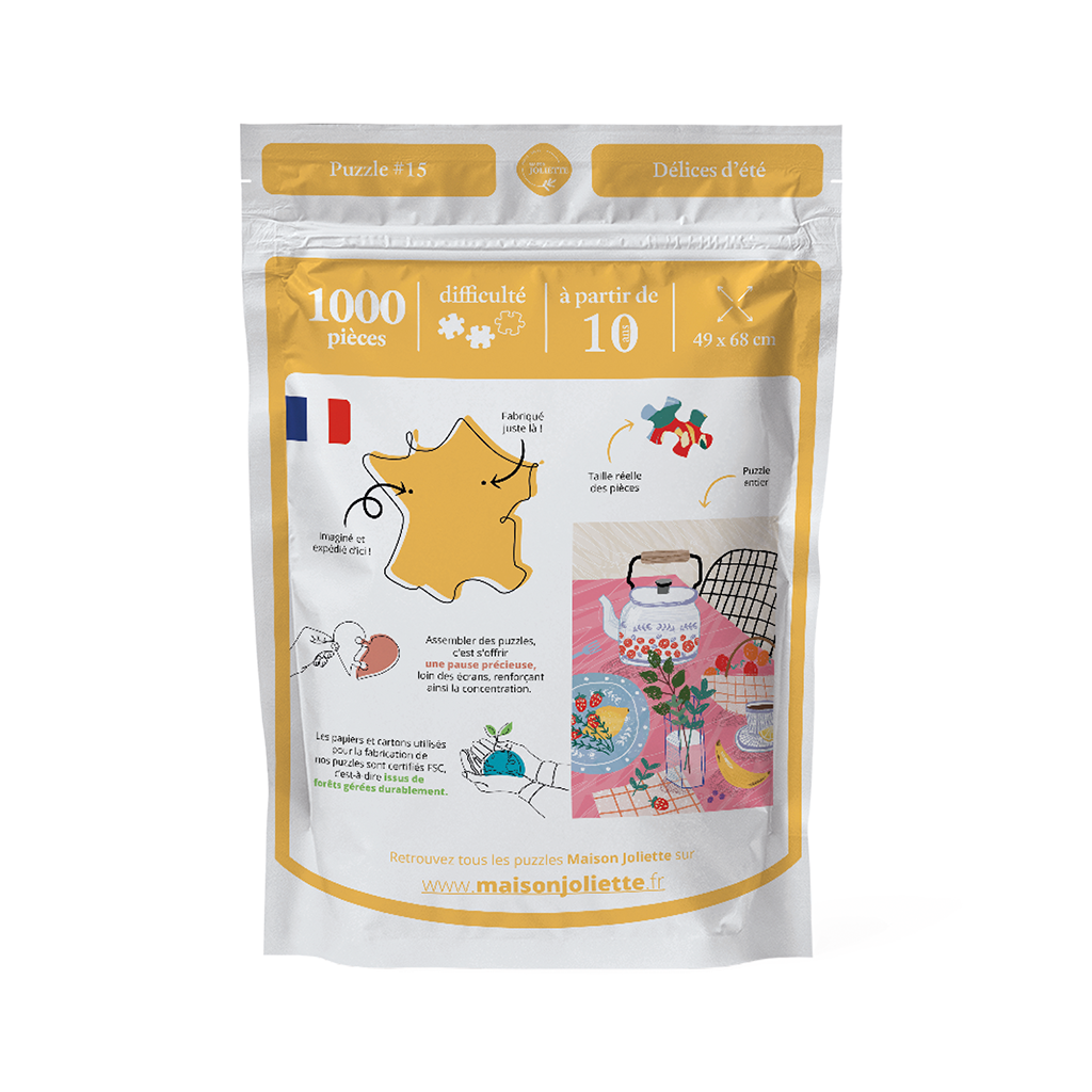 Puzzle 1000 pièces - Délices d'été