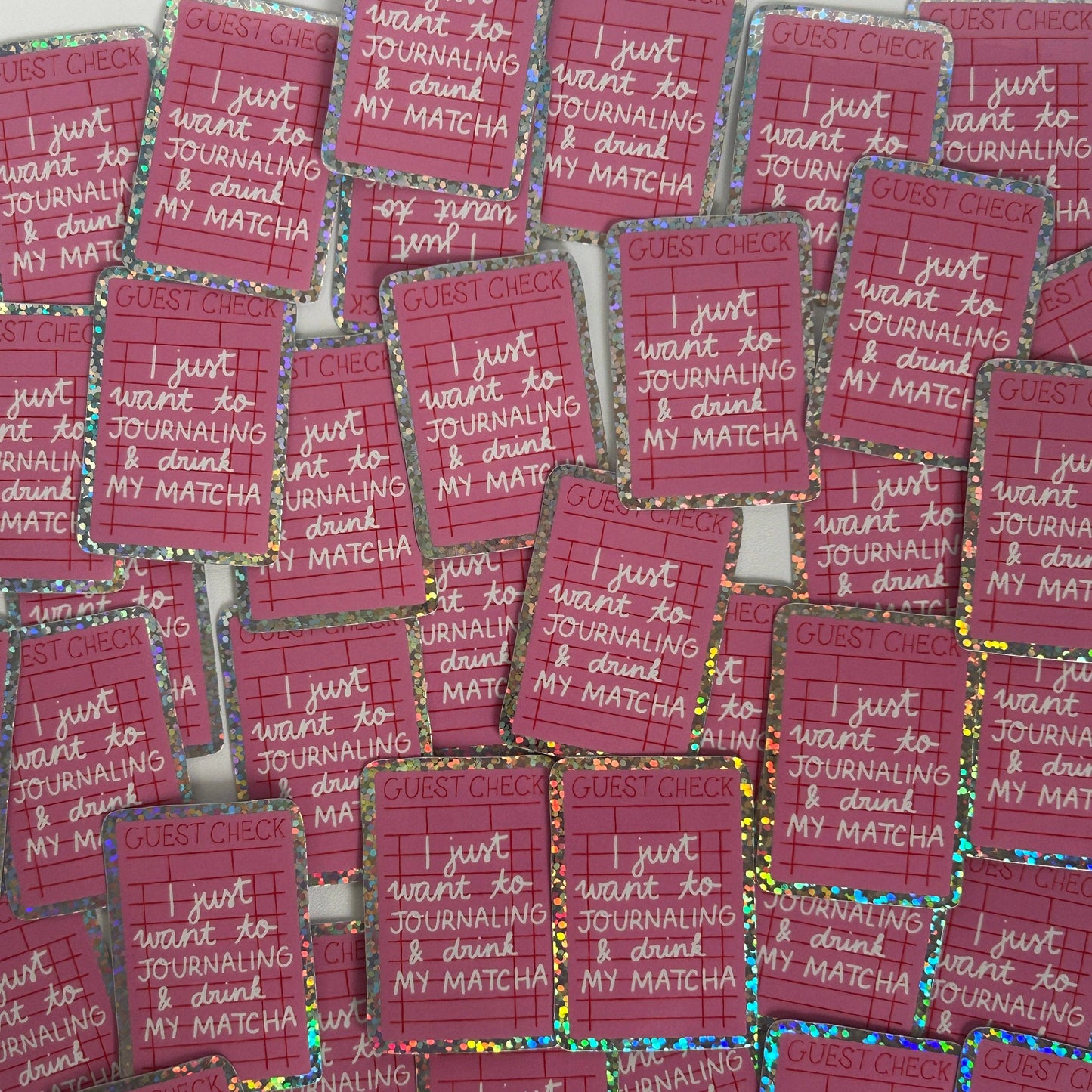 Sticker - Journaling & Matcha