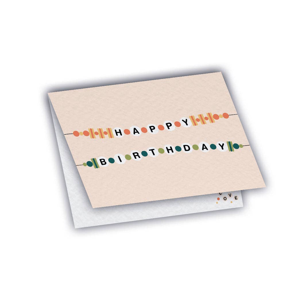 Carte de vœux - Bracelets d'Anniversaire