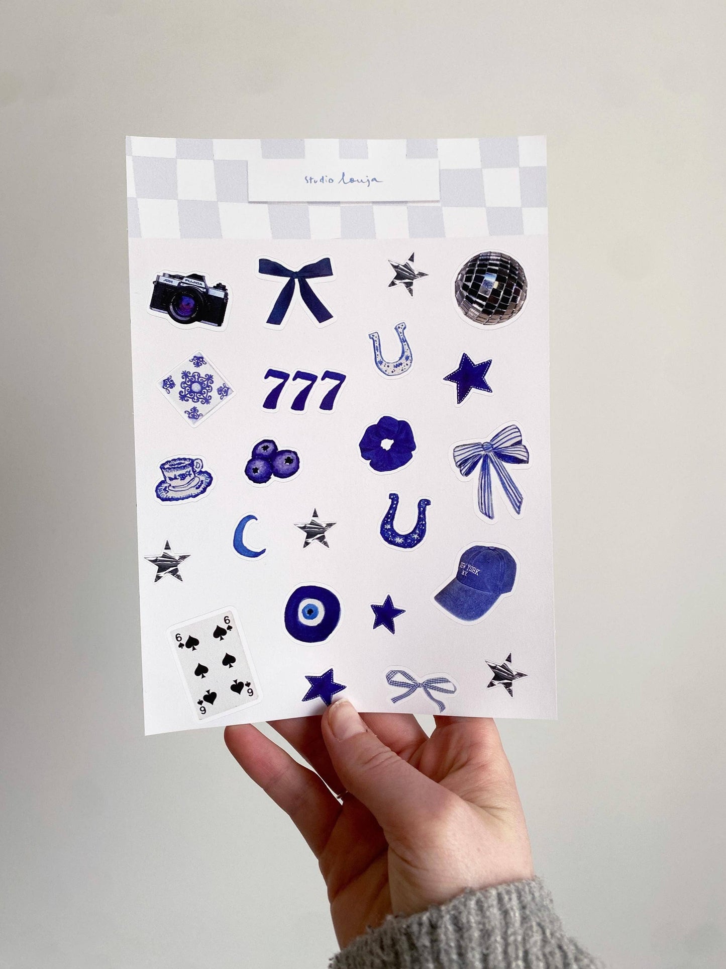 Planche de stickers - Lucky Girl