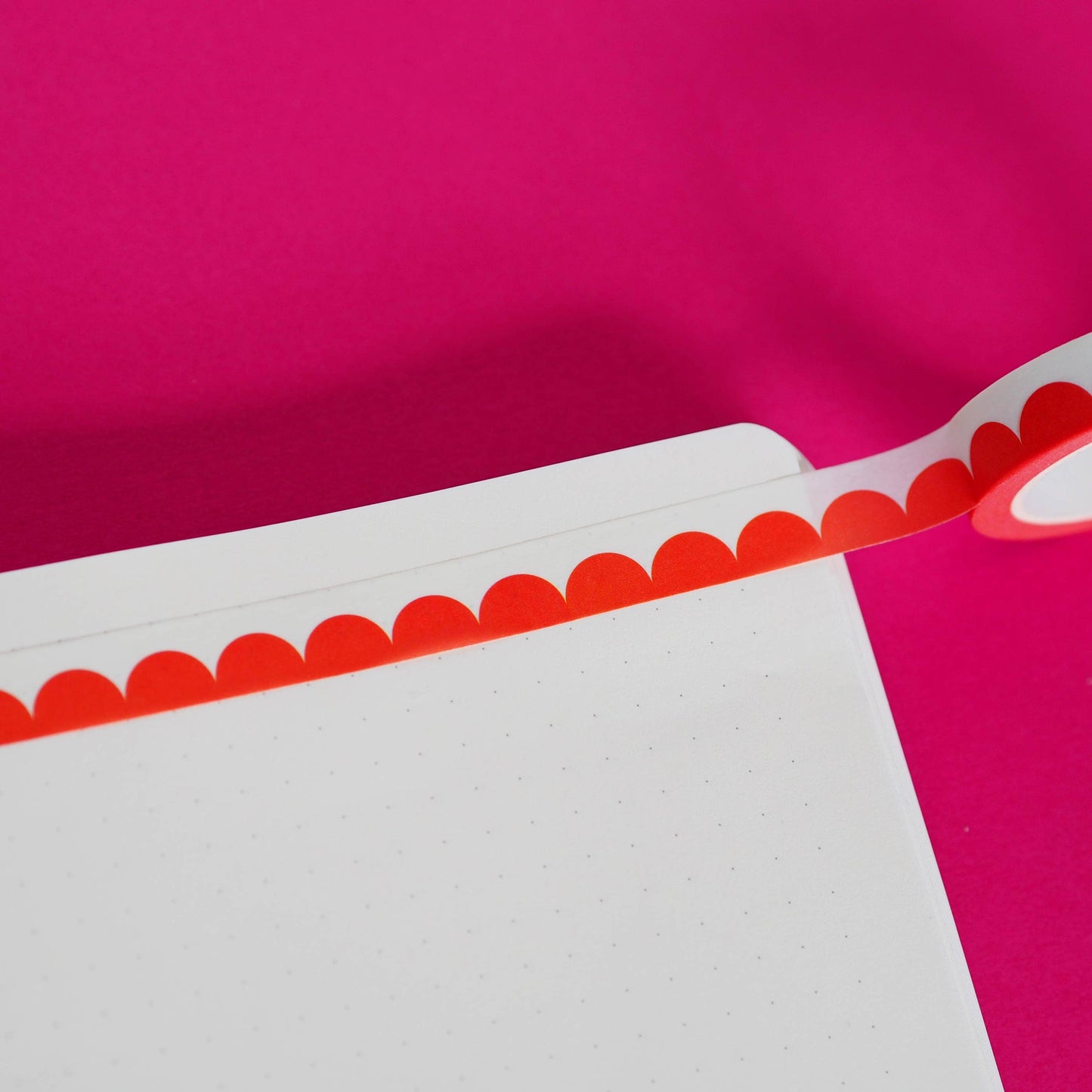 Washi Tape - Vagues Rouges