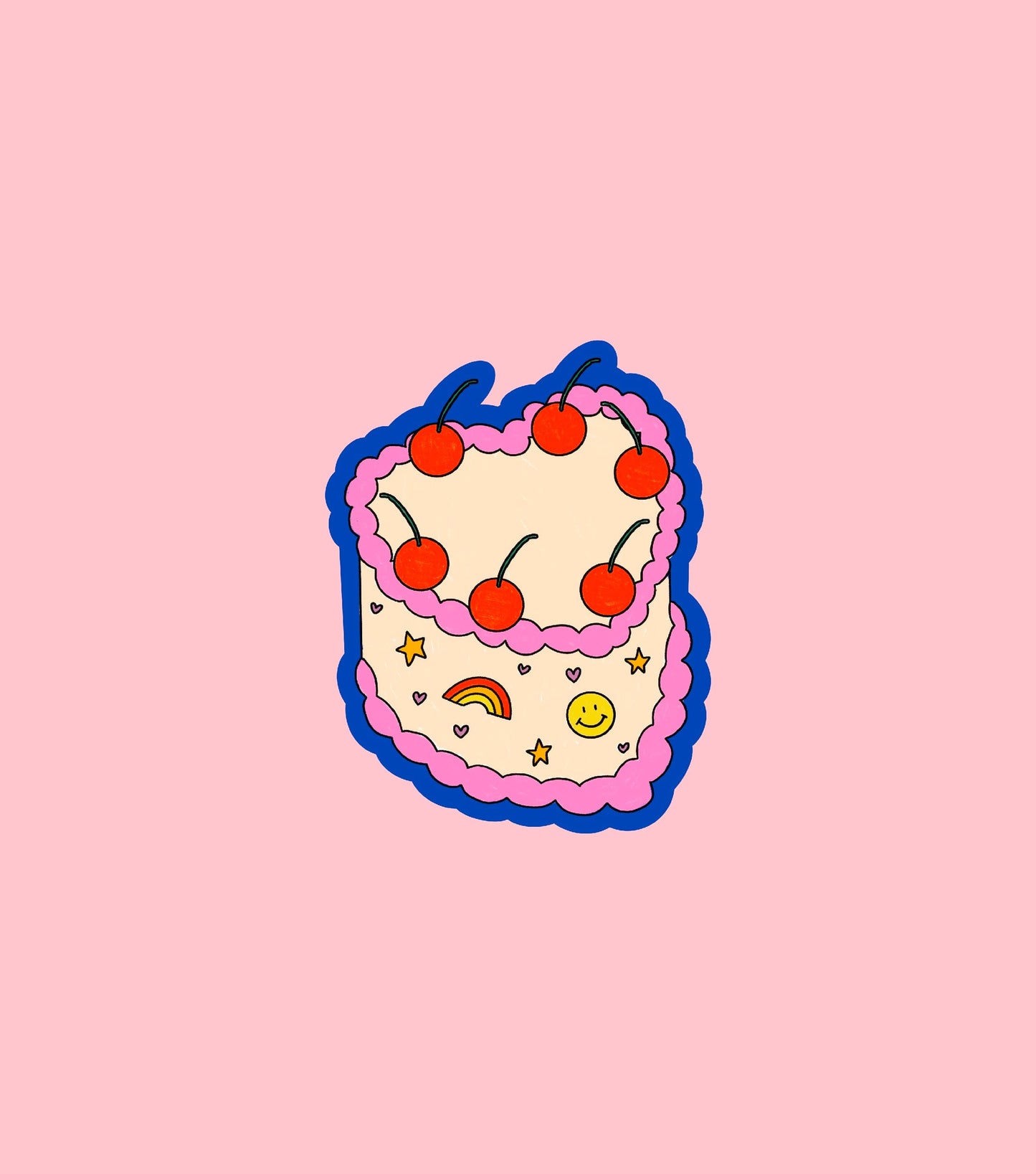 Sticker - Vintage Cake