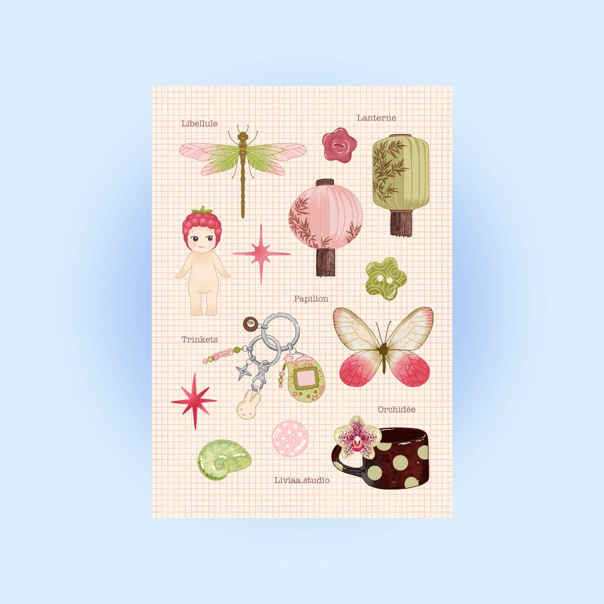 Print A5 - Lanterne Trinkets