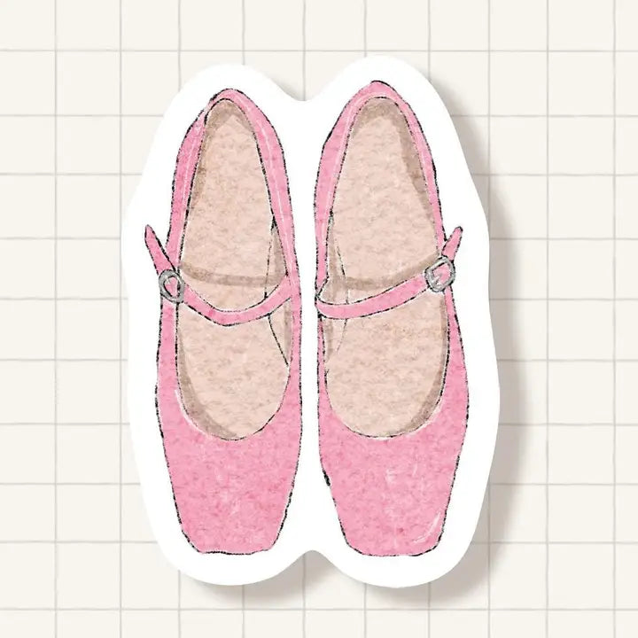 Sticker - Ballerines Roses