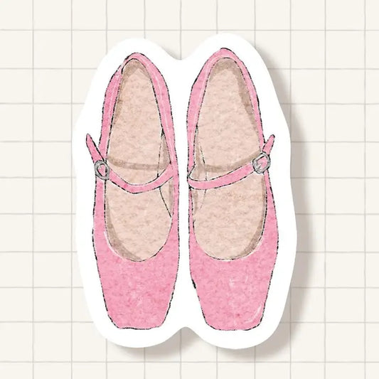 Sticker - Ballerines roses