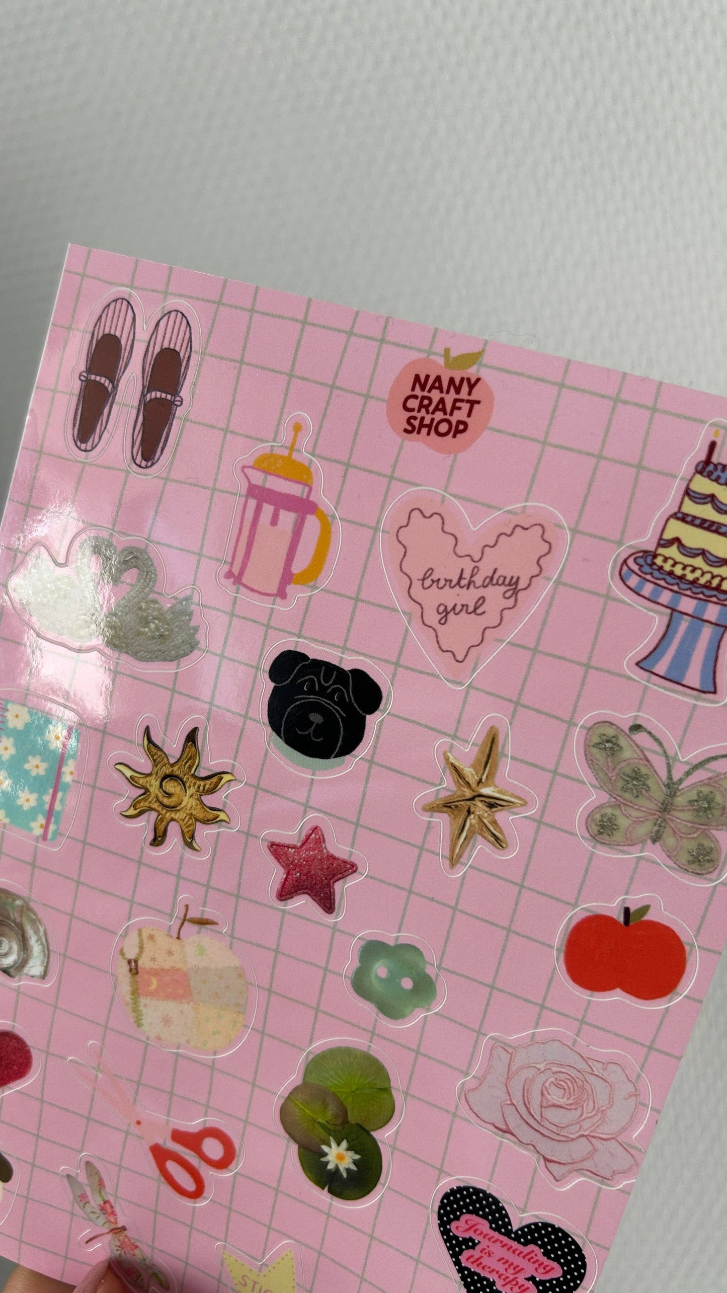 Planche de stickers - Nany