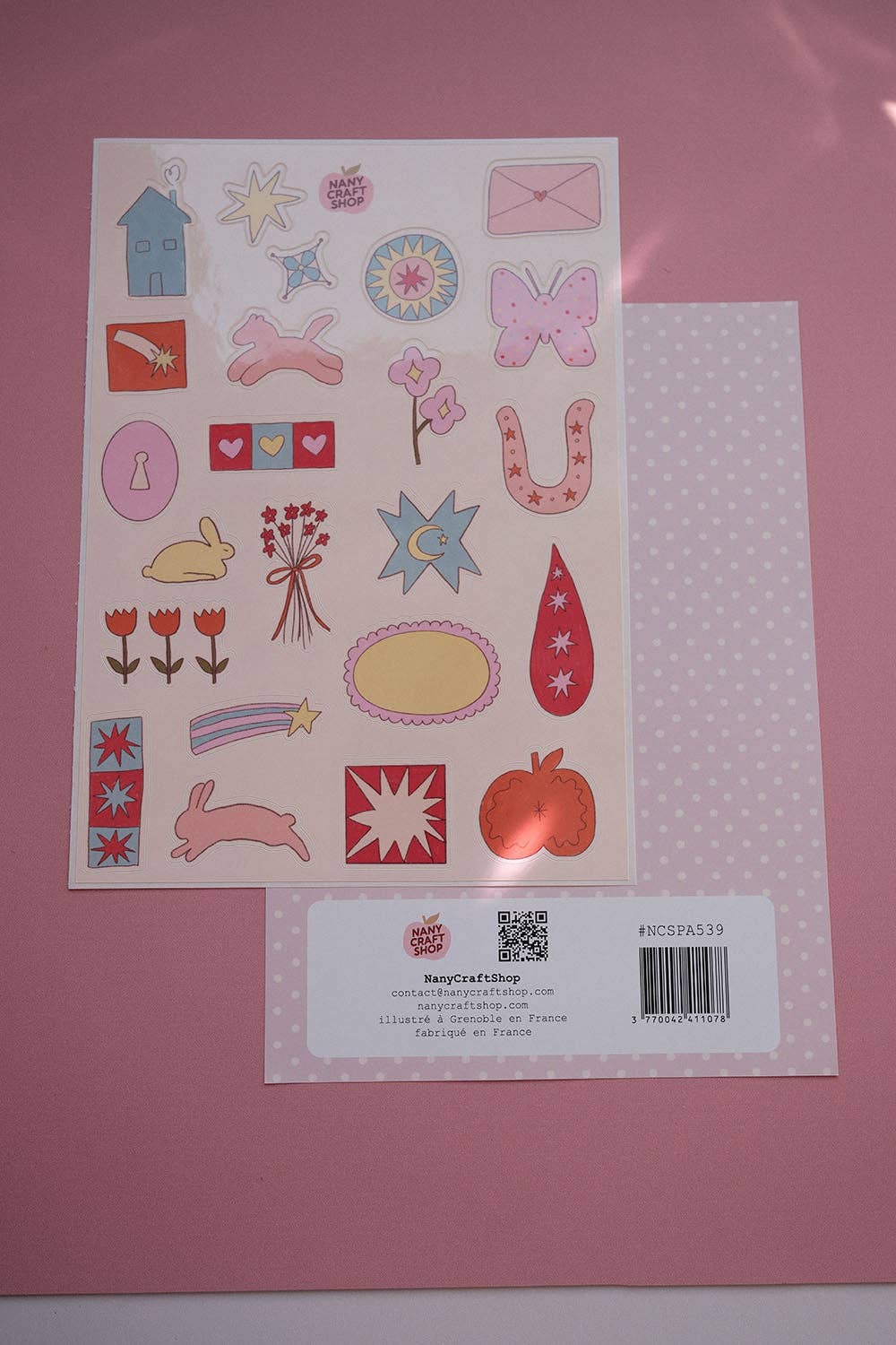 Planche de stickers - Chance