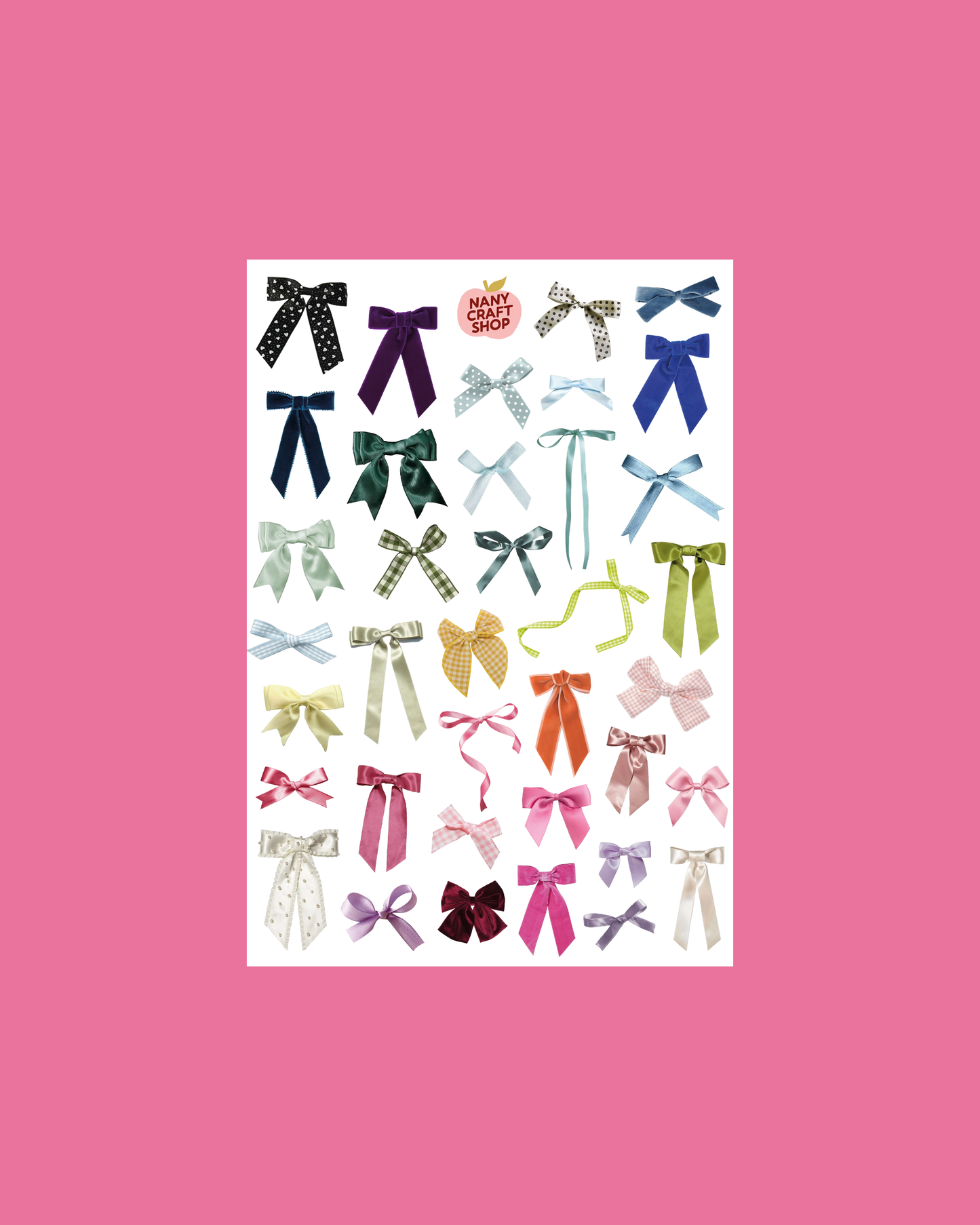 Planche de stickers - Noeuds Réalistes