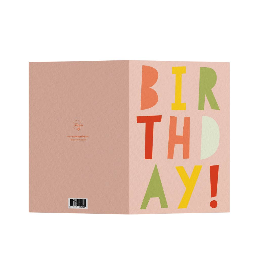 Carte de vœux - Birthday