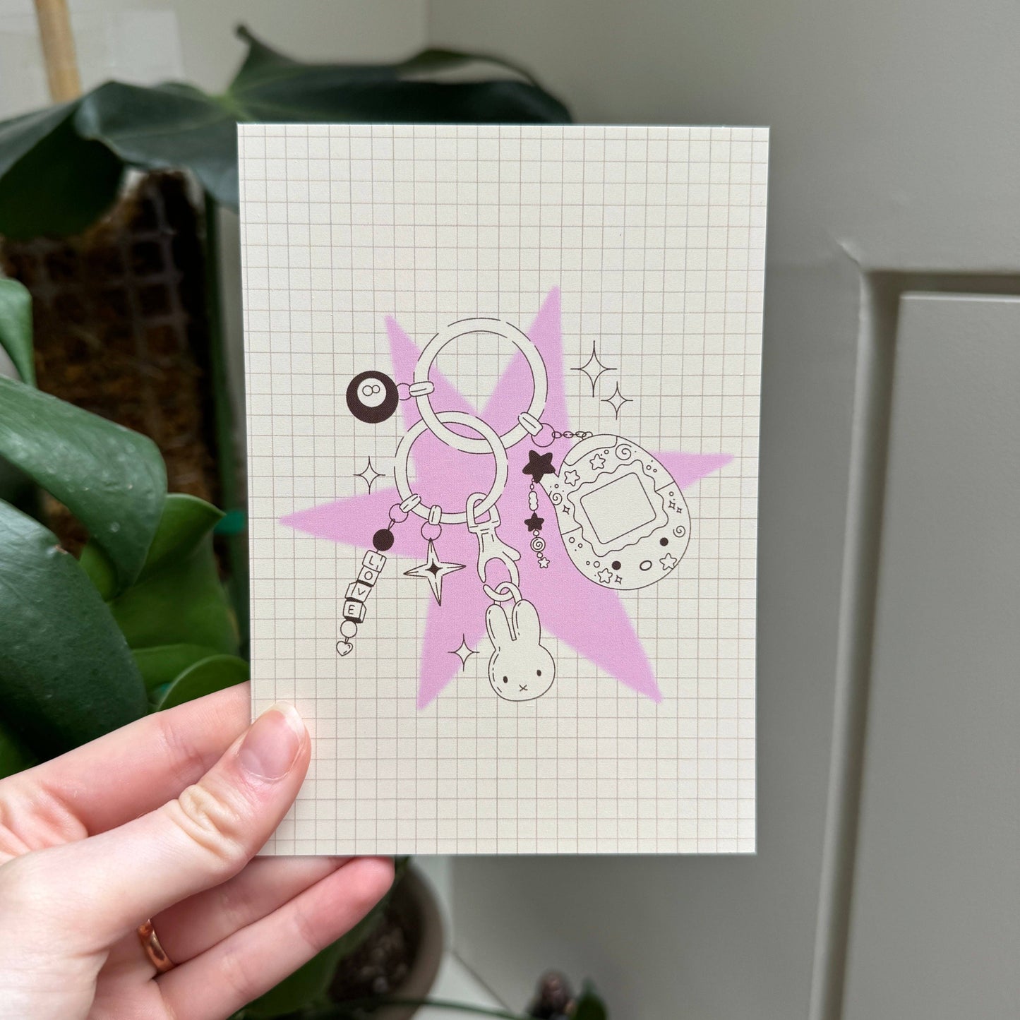 Carte postale - Porte-clés