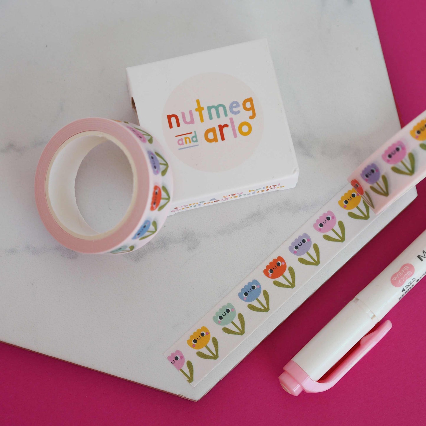 Washi Tape - Happy Flowers